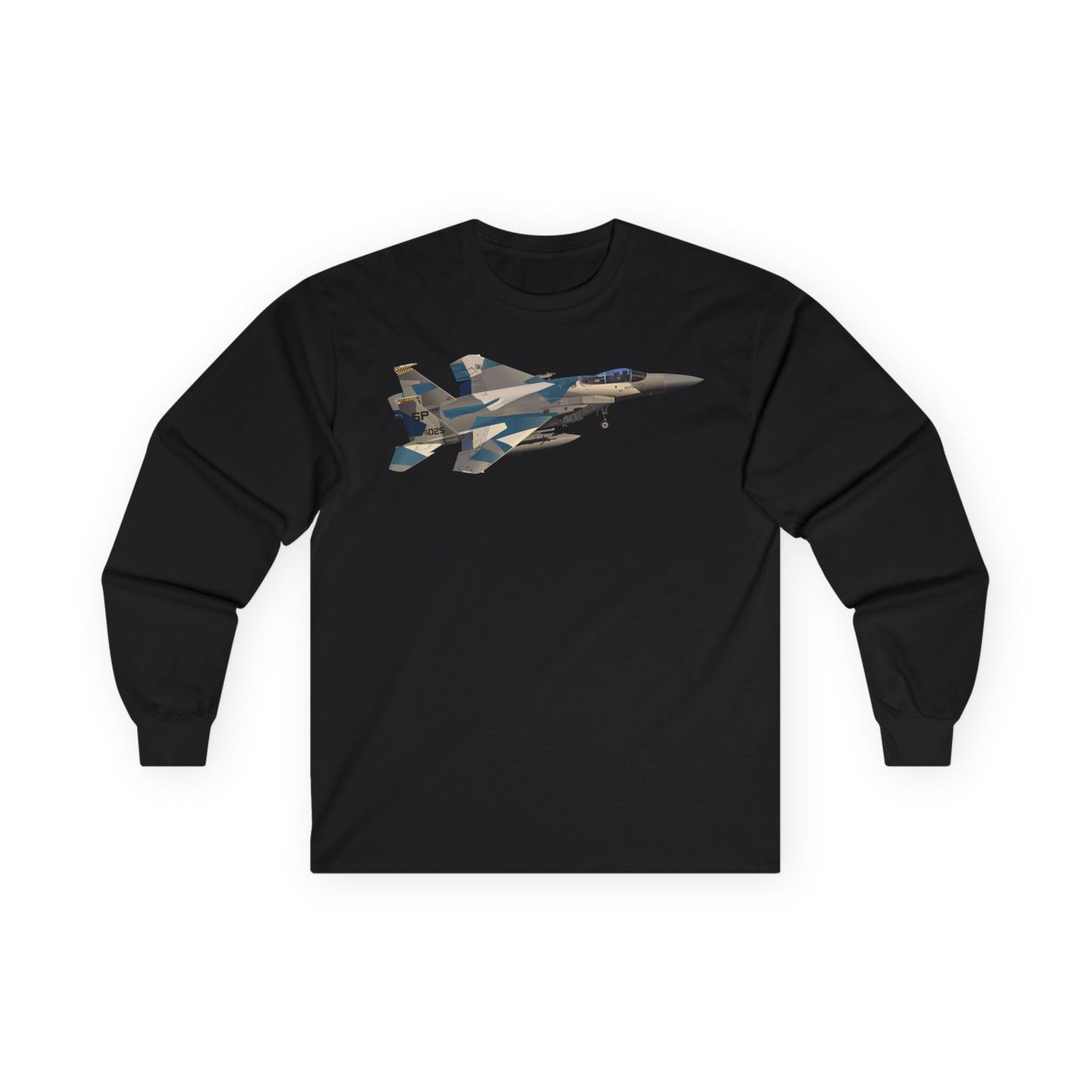 Unisex Ultra Cotton Long Sleeve Tee - USAF - F15 Eagle wo txt