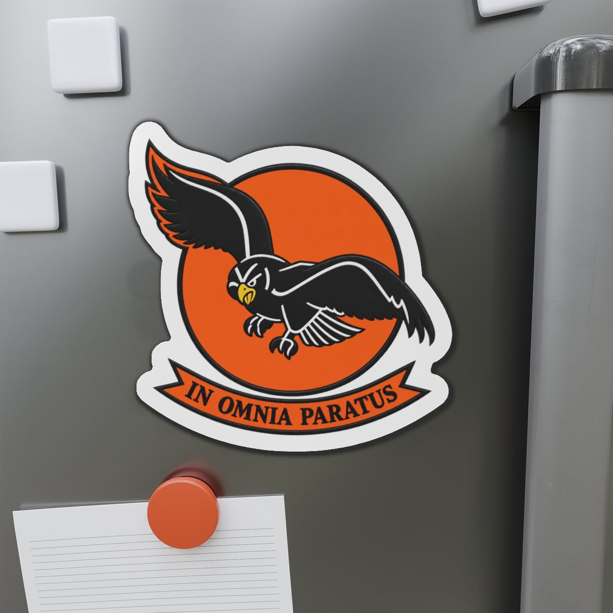 Die-Cut Magnet - 98th Fighter-Interceptor Squadron - SSI - wo Txt - 3D - Transparent