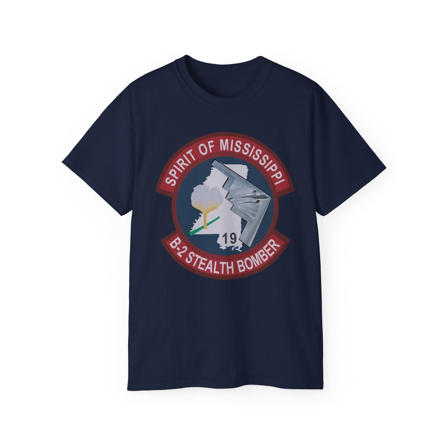 Unisex Ultra Cotton Tee - USAF - B2 - Spirit of Mississippi - Stealth Bomber wo txt X 300