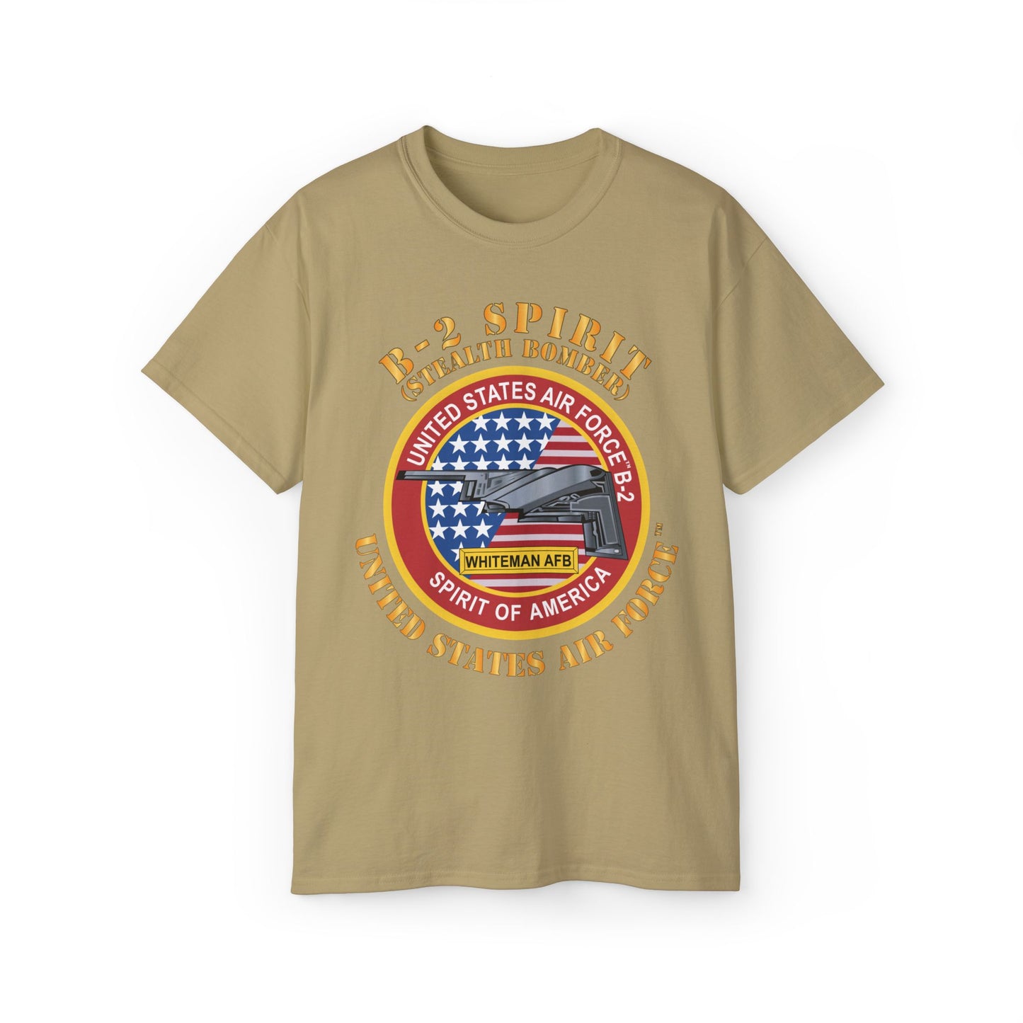 Unisex Ultra Cotton Tee - USAF - B2 - Spirit - Stealth Bomber X 300