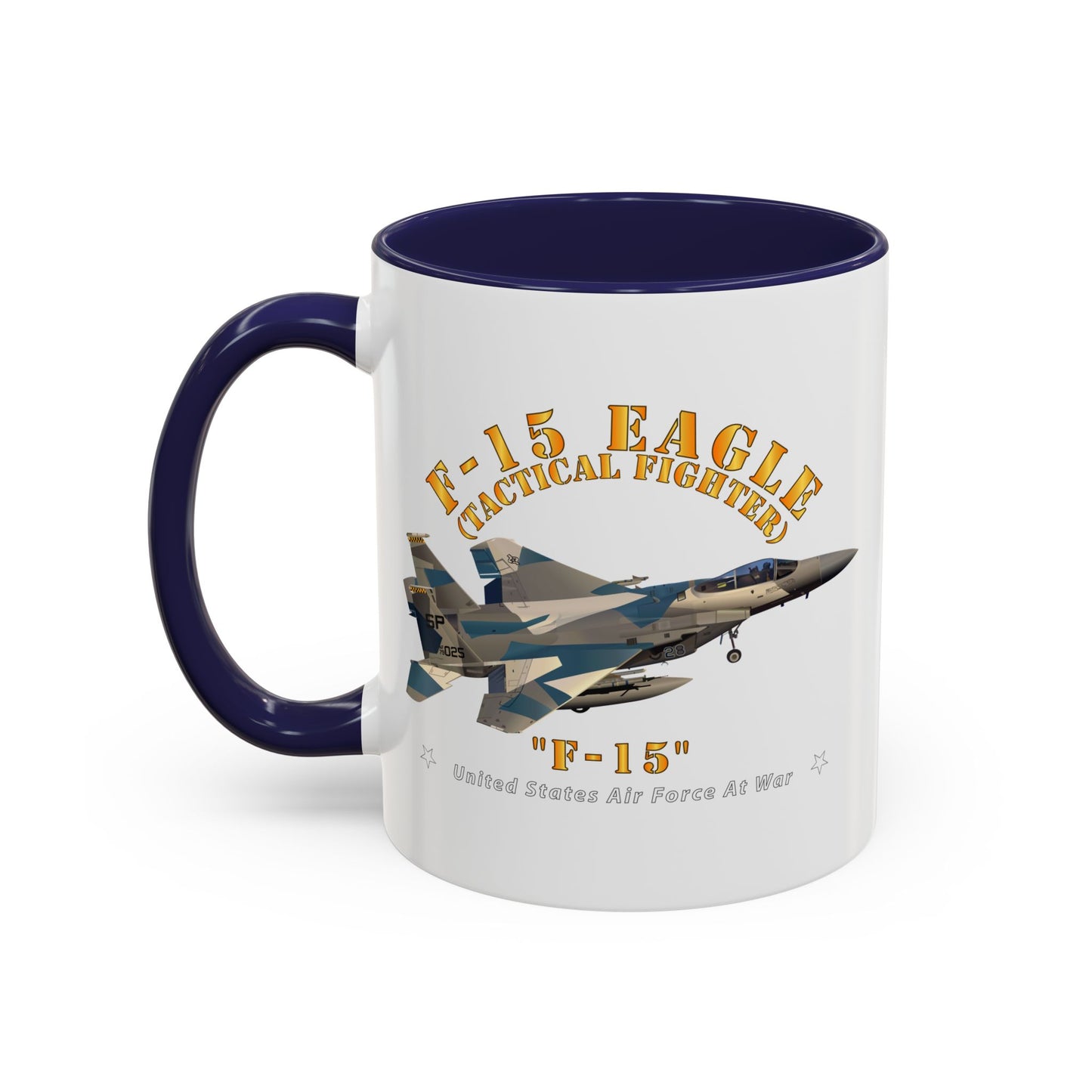 Accent Coffee Mug (11oz & 15oz) - USAF - F15 Eagle - F15