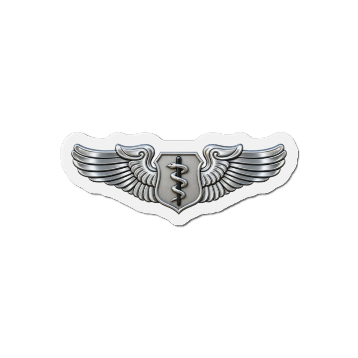 Die-Cut Magnet - USAF - Flight Surgeon Badge wo txt - 3D - Enhanced
