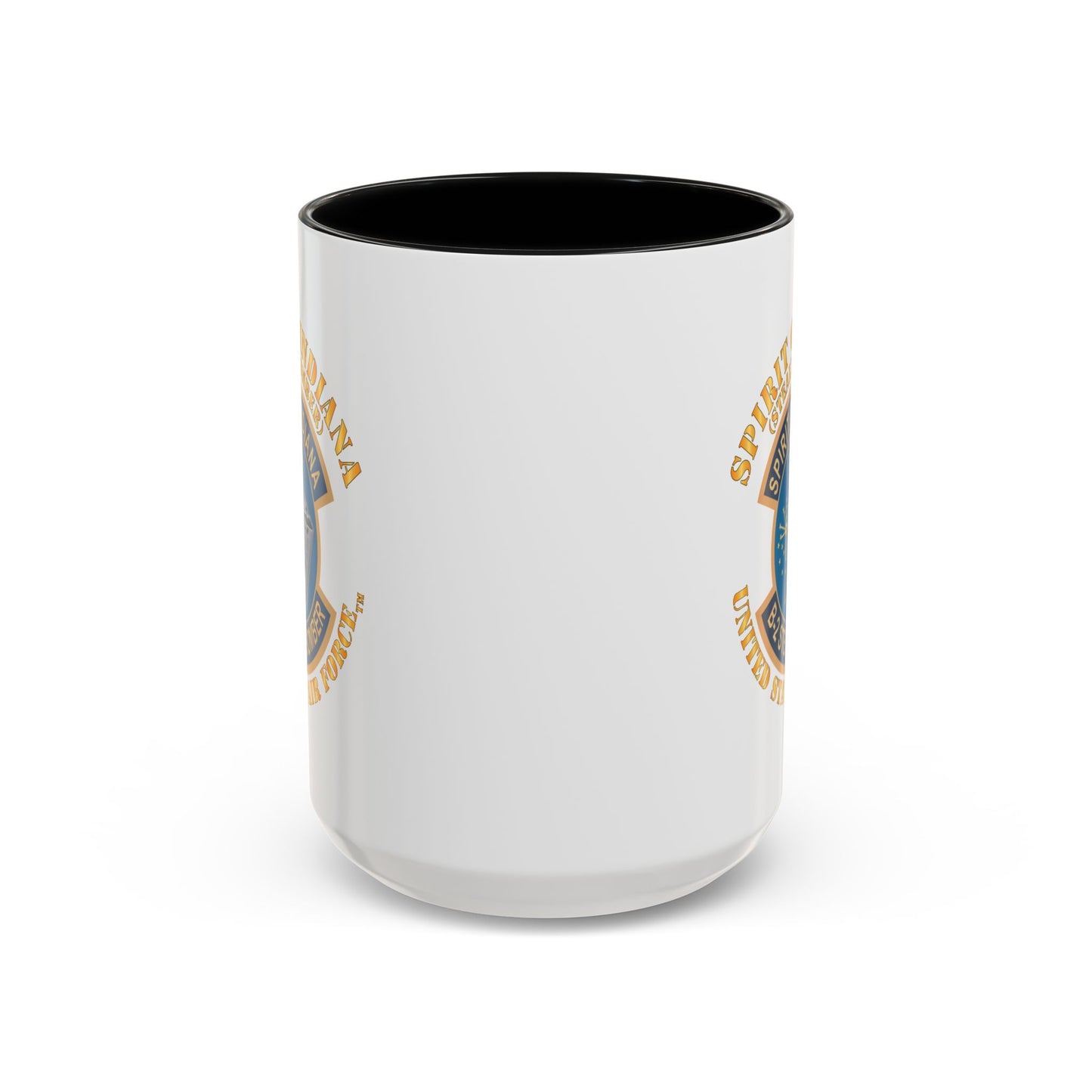 Accent Coffee Mug (11oz & 15oz) - USAF - B2 - Spirit of Indiana - Stealth Bomber X 300