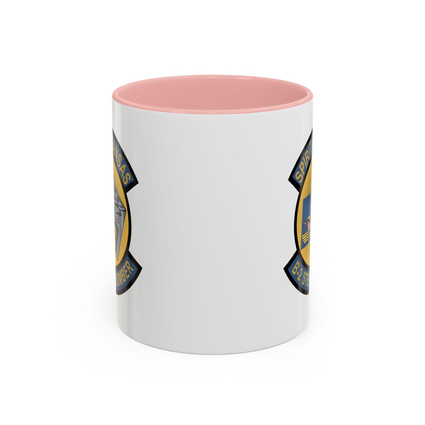 Accent Coffee Mug (11oz & 15oz) - USAF - B2 - Spirit of Kansas - Stealth Bomber wo txt X 300