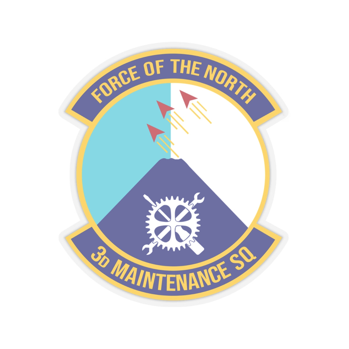 Kiss-Cut Stickers - USAF - 3rd Maintenance Squadron wo txt X 300