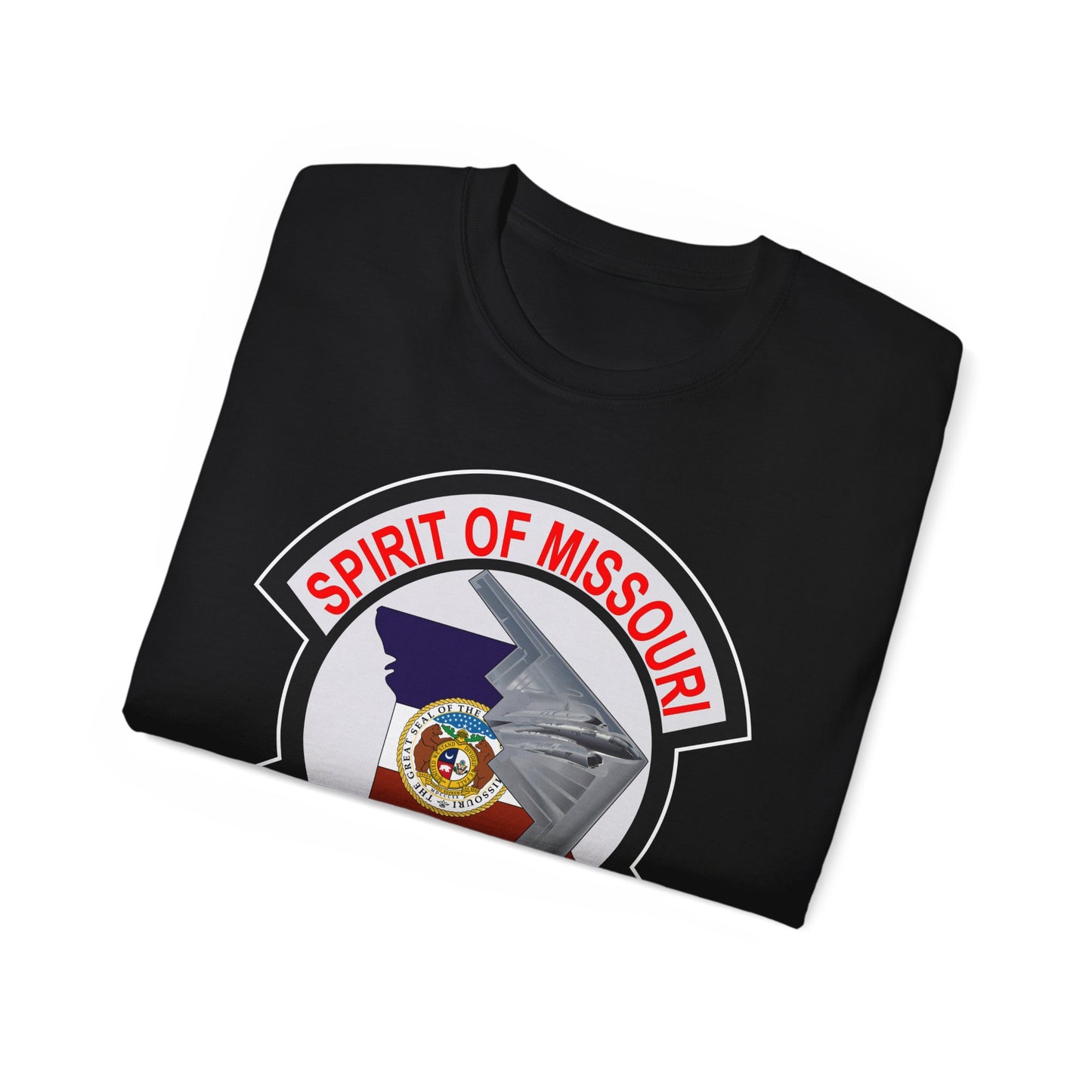 Unisex Ultra Cotton Tee - USAF - B2 - Spirit of Missouri - Stealth Bomber wo Txt