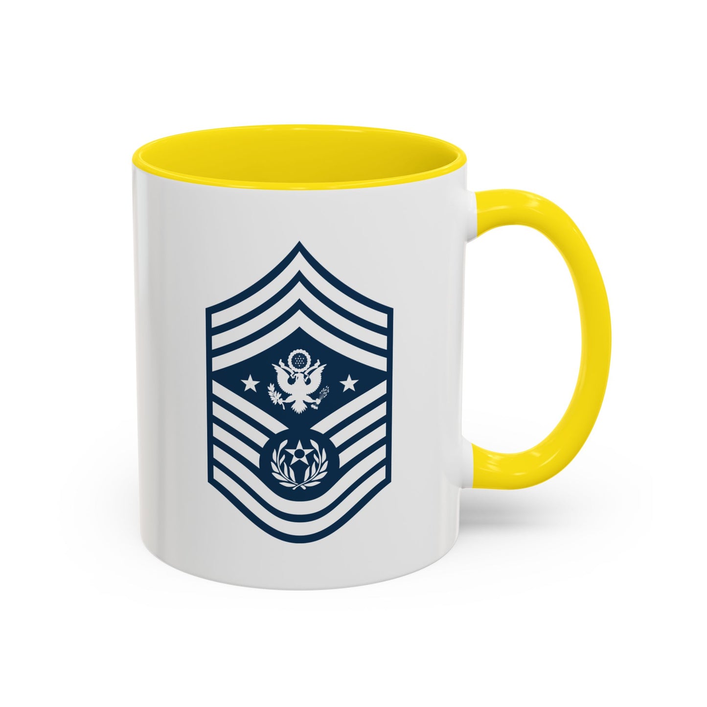 Accent Coffee Mug (11oz & 15oz) - USAF - Chief Master Sergeant of the Air Force (E9d) - 2020