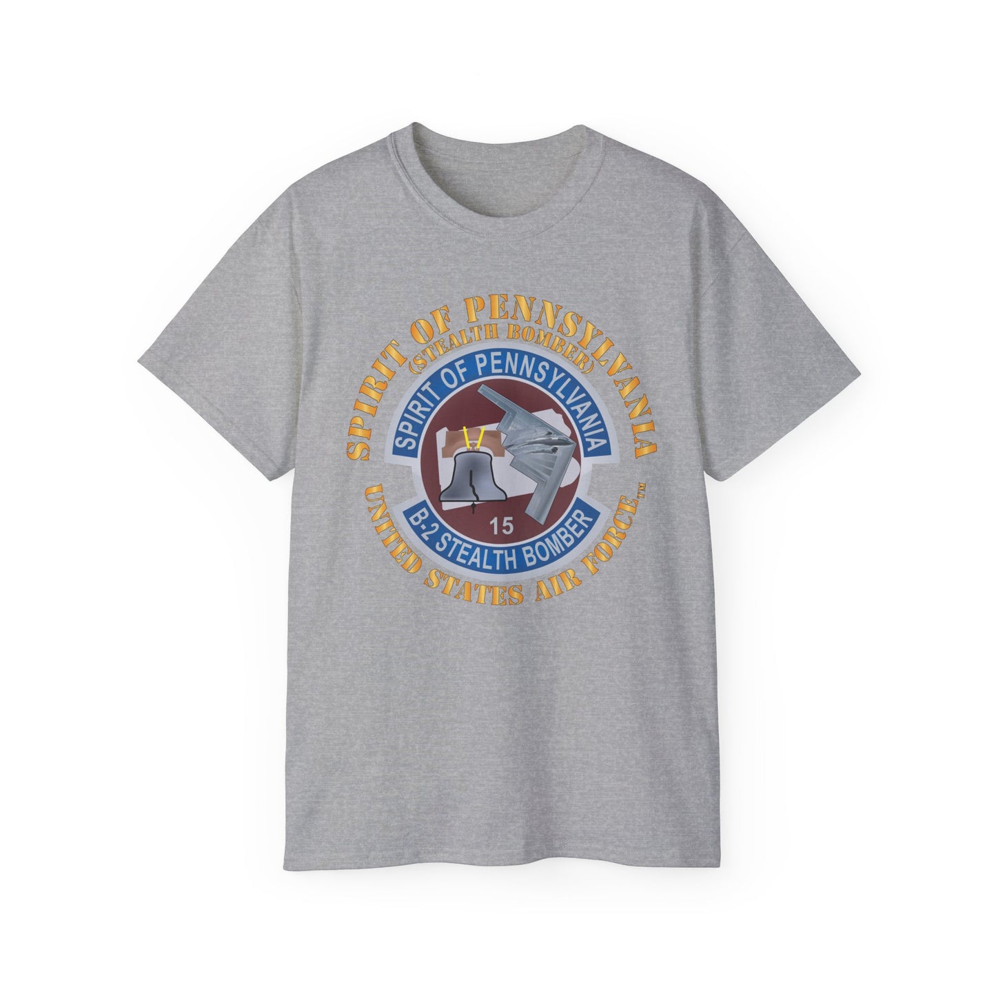 Unisex Ultra Cotton Tee - USAF - B2 - Spirit of Pennsylvania Stealth Bomber X 300