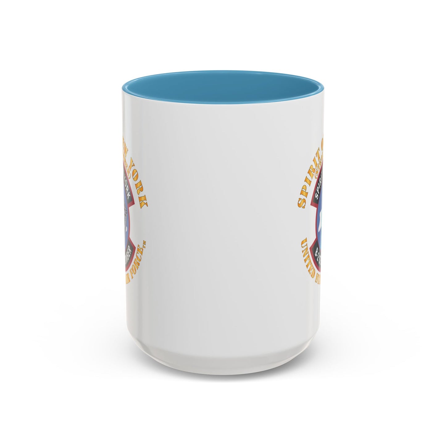 Accent Coffee Mug (11oz & 15oz) - USAF - B2 - Spirit of New York - Stealth Bomber X 300