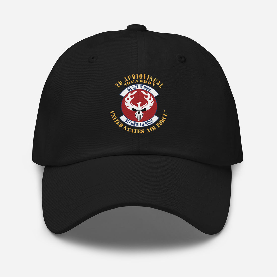 USAF 2d Audiovisual Squadron Dad Hat | Air Force Stickers – Air Force ...