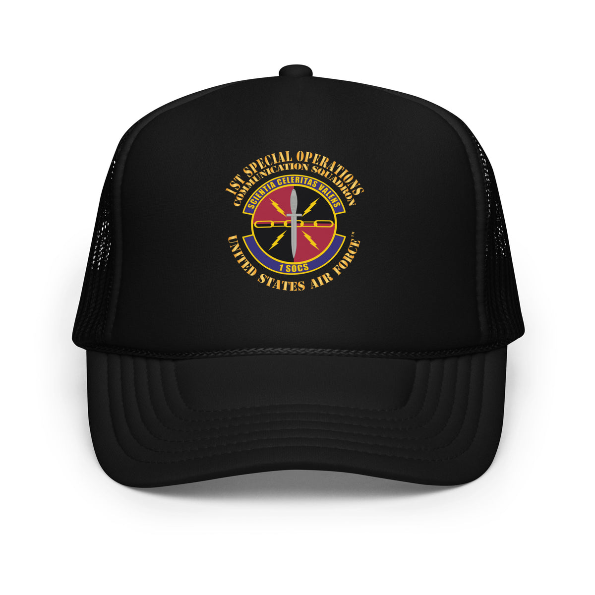 USAF 1st SOCS Trucker Hat | Air Force Stickers Plus