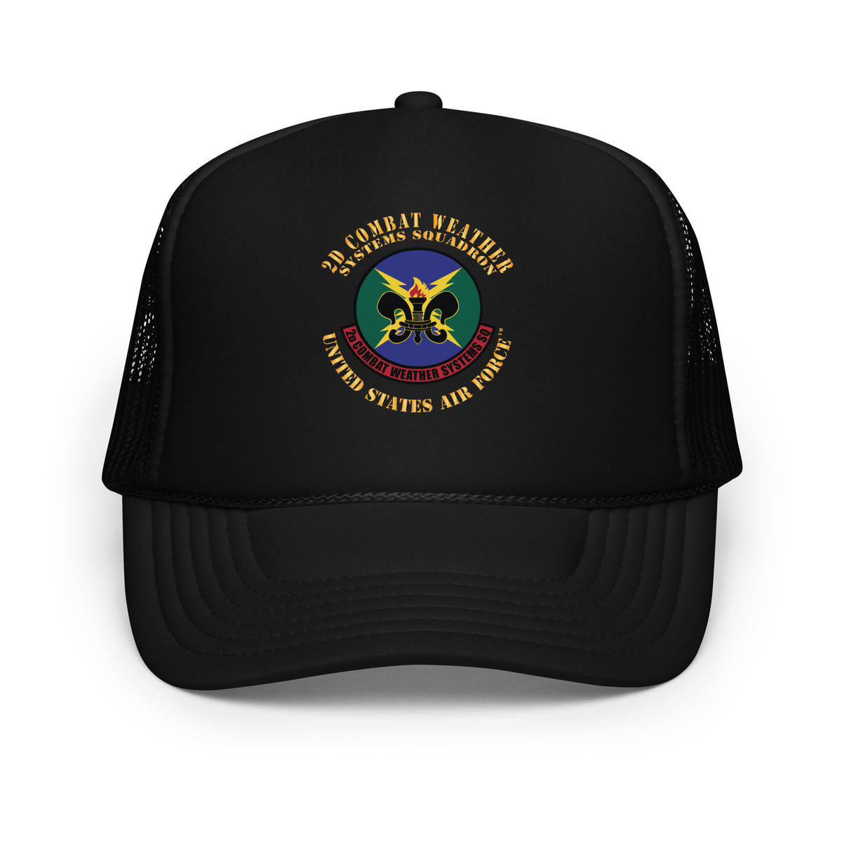 USAF 2d Combat Weather Trucker Hat | Air Force Stickers Plus
