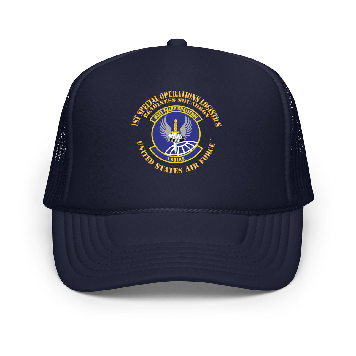 1st SOLRS Foam Trucker Hat | Air Force Stickers Plus